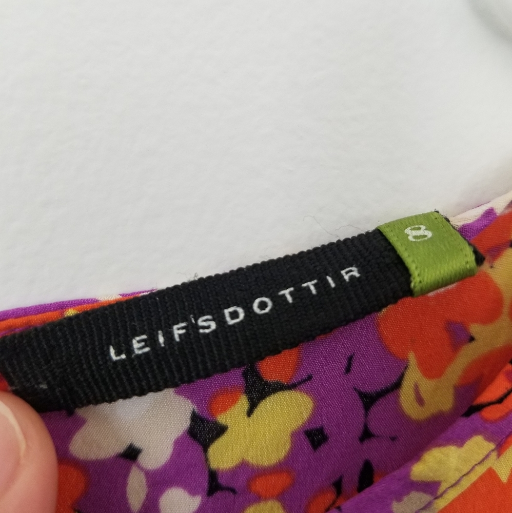 Leif'sDottir Anthropologie Silk blouse size 8 - Picture 6 of 6